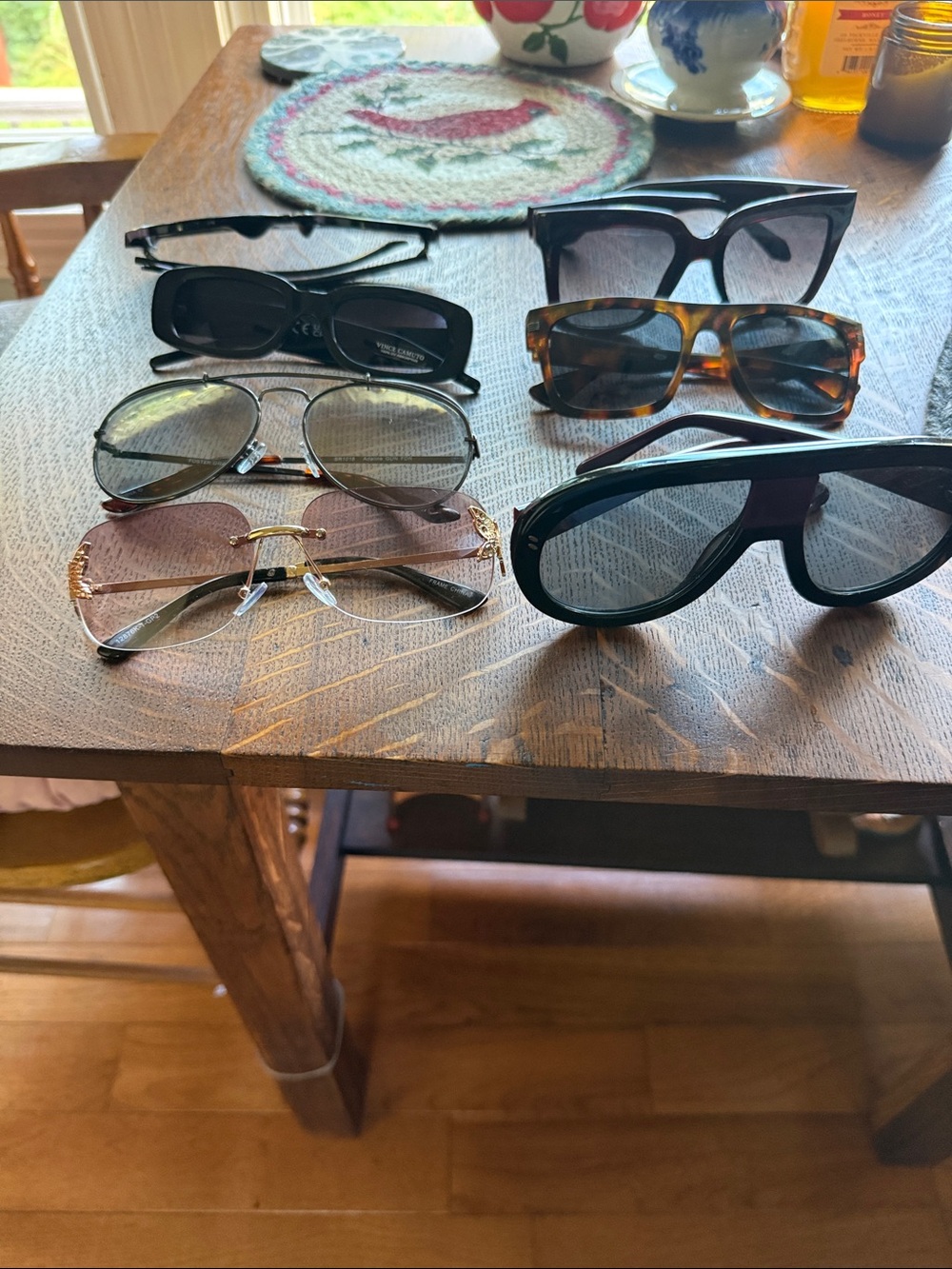 Stella McCartney Black Oversized Shield Sunglasses.  Assorted Sunnies!